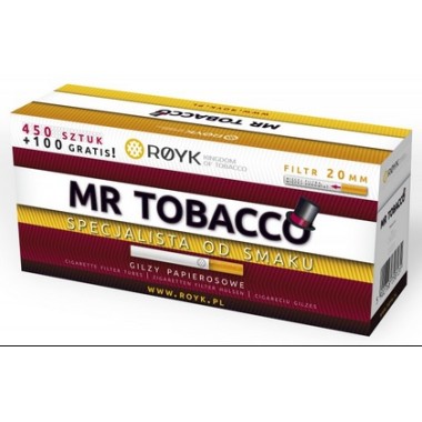 Cigarečių tūtelės MR. TOBACCO 550 - 20mm