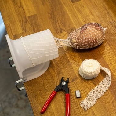 Mėsos tinklelis (220 ° C) plotis 15 cm - 5 m
