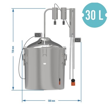 30 L Distiliatorius Convex