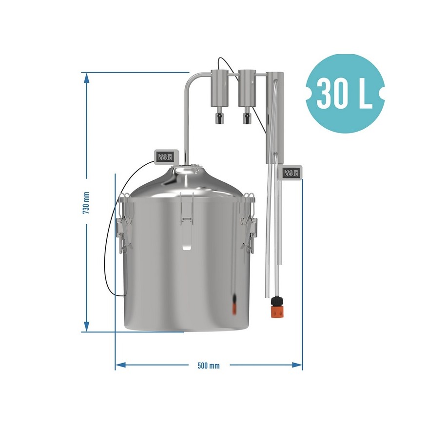 30 L Distiliatorius Convex