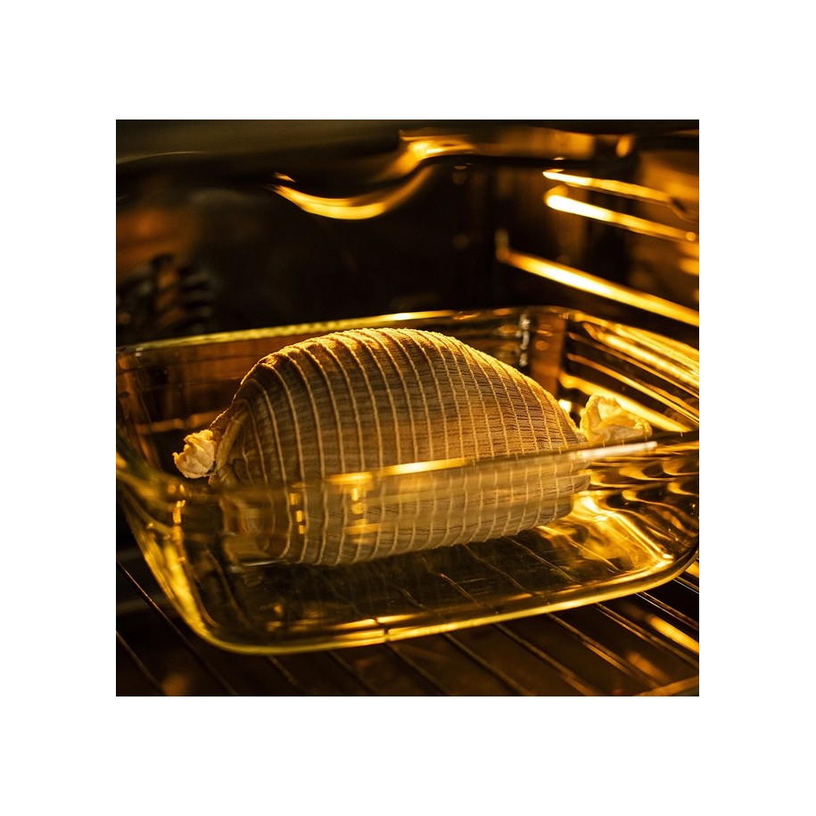 Rotango Tinklelis Baltas tinklelis KOJINĖ mėsai (220°C) Ø12,5 cm - 5m