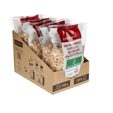 Buko medienos drožlės rūkymui/kepimui 450g