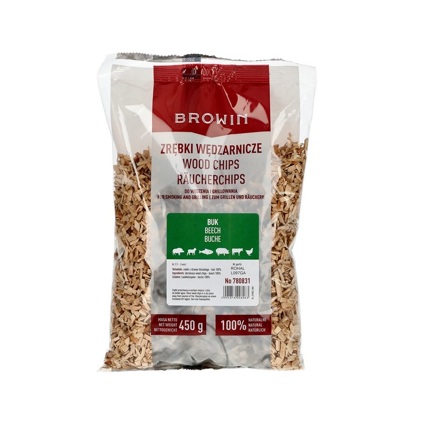 Buko medienos drožlės rūkymui/kepimui 450g