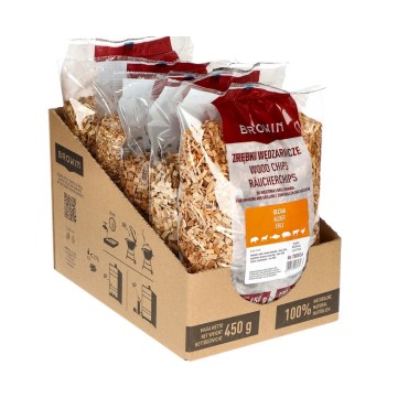 Alksnio medienos drožlės rūkymui/kepimui 450g