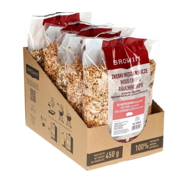 Alksnio/Bukmedžio medienos drožlės kiaulienos rūkymui/kepimui 450g