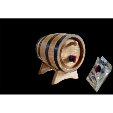 10 ltr Ąžuolinė statinė Bag-in-Box
