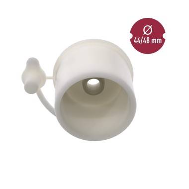 Guminis kamštis fermentacijai 48/44mm su kamšteliu