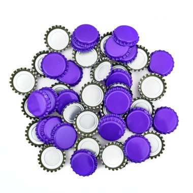 26mm VIOLETINIAI karūniniai kamšteliai 100vnt
