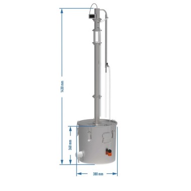30 L Modulinis Elektrinis Distiliatorius Freja