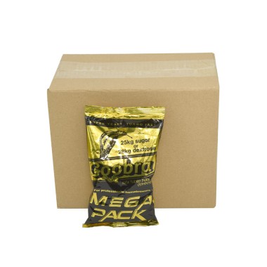 40 pakelių spiritinių mielių COOBRA MEGA PACK 25kg.-40