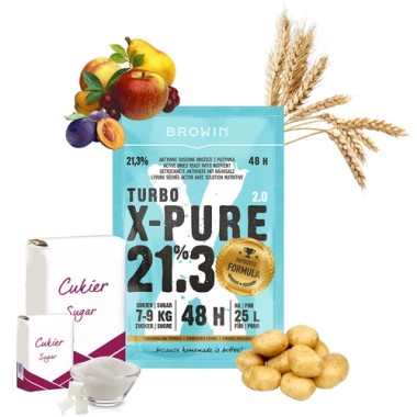 35 pakeliai mielių X-PURE-25L