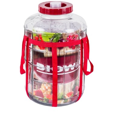 18ltr Universalus stiklainis su užsukamu dangčiu