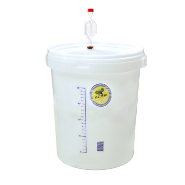 30 LITRŲ TALPOS FERMENTACINIS INDAS (BE METALINĖS RANKENOS)