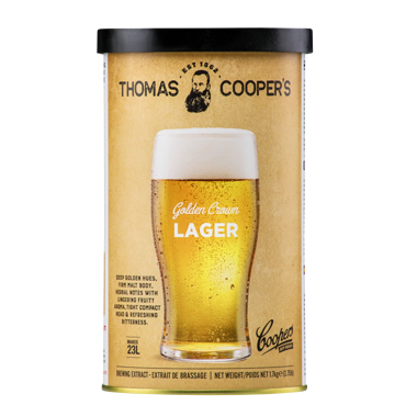 Šviesus Coopers " GOLDEN CROWN LAGER "