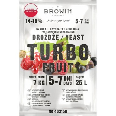Mielės TURBO FRUIT DISTILELERY