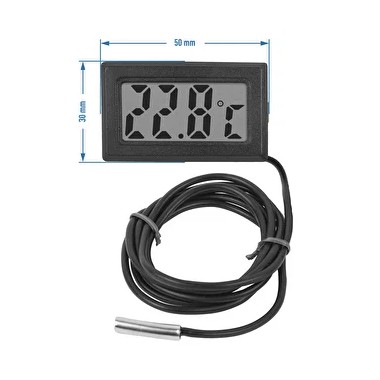 Elektroninis termometras su zondu
