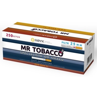 Cigarečių tūtelės MR. TOBACCO 250 - 25mm