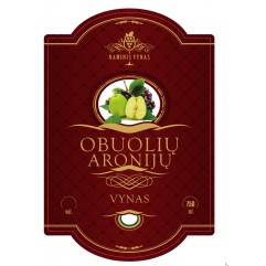Etiketė BORDO Obuolių-Aronijų